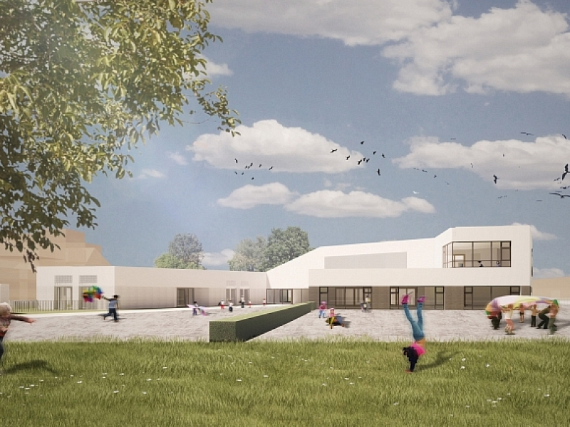 Samen bidden bij start nieuwbouw Shri Krishna basisschool Utrecht