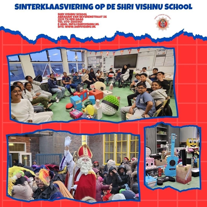 De leeringen hebben genoten van een prachtige Sinterklaasviering op school