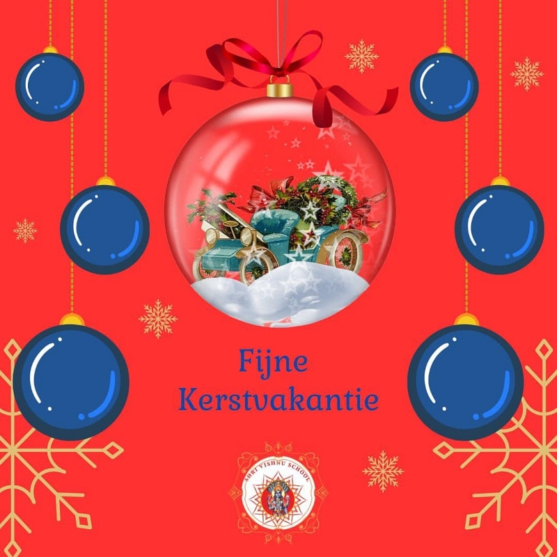 Een fijne kerstvakantie gewenst