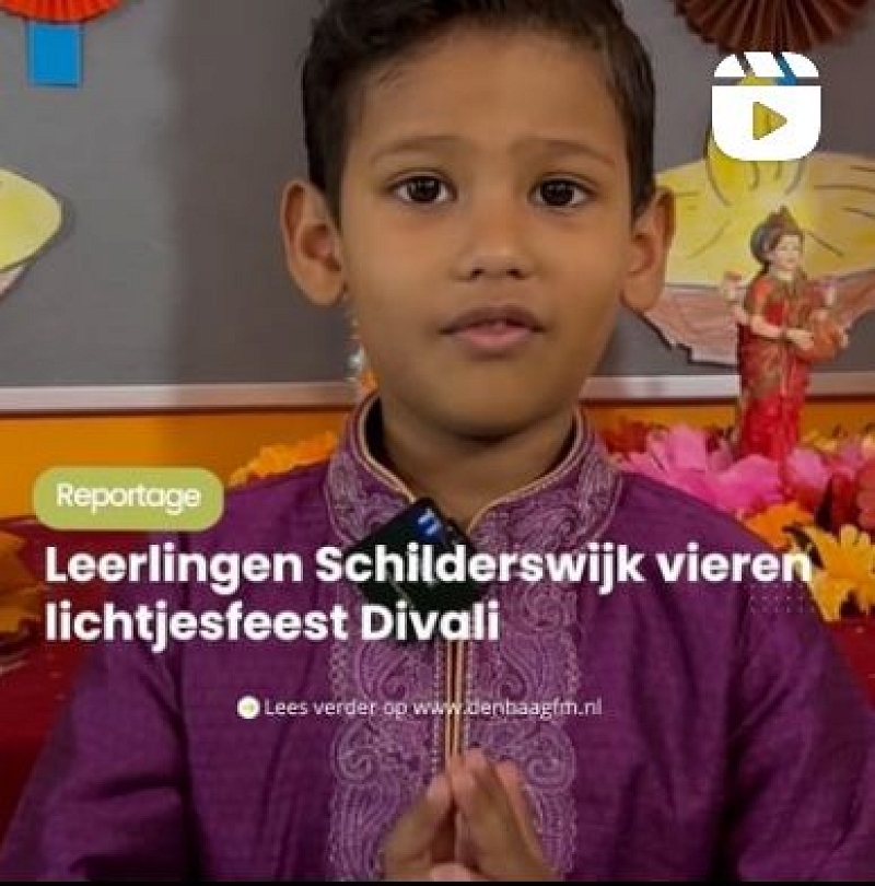 Shri Vishnu School in de Schijnwerpers bij Den Haag FM met Divali Viering!