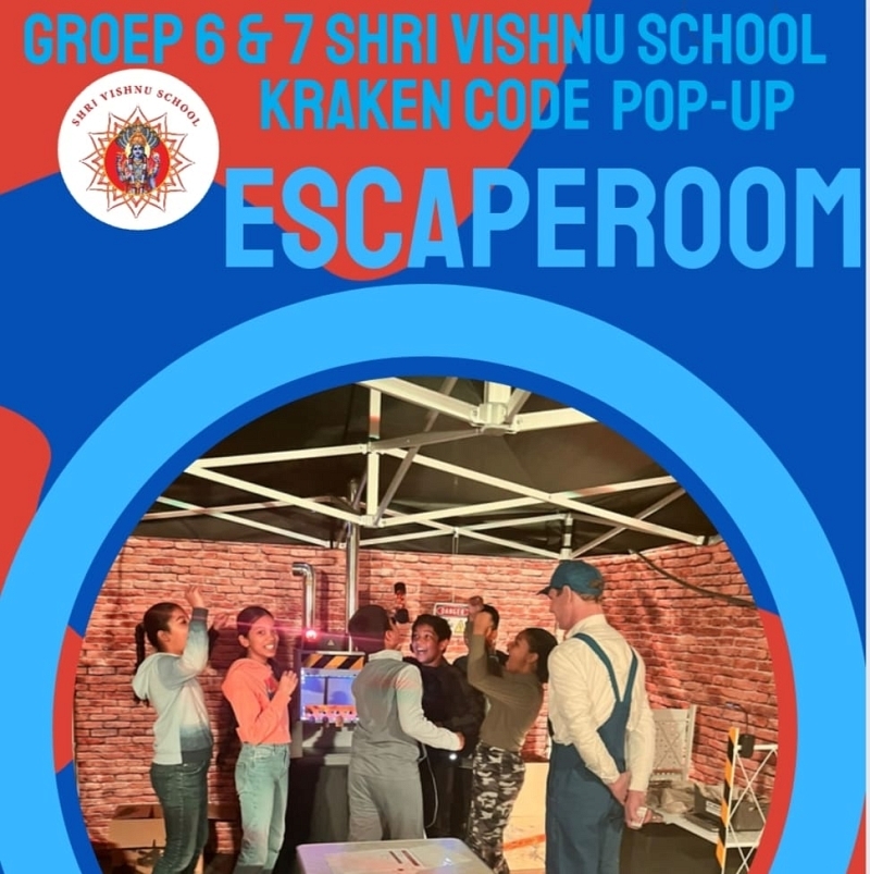 Avontuurlijke Lessen in de Pop-Up Escape Room: Groep 6 en 7 Ontdekken Leren op een Nieuwe Manier!